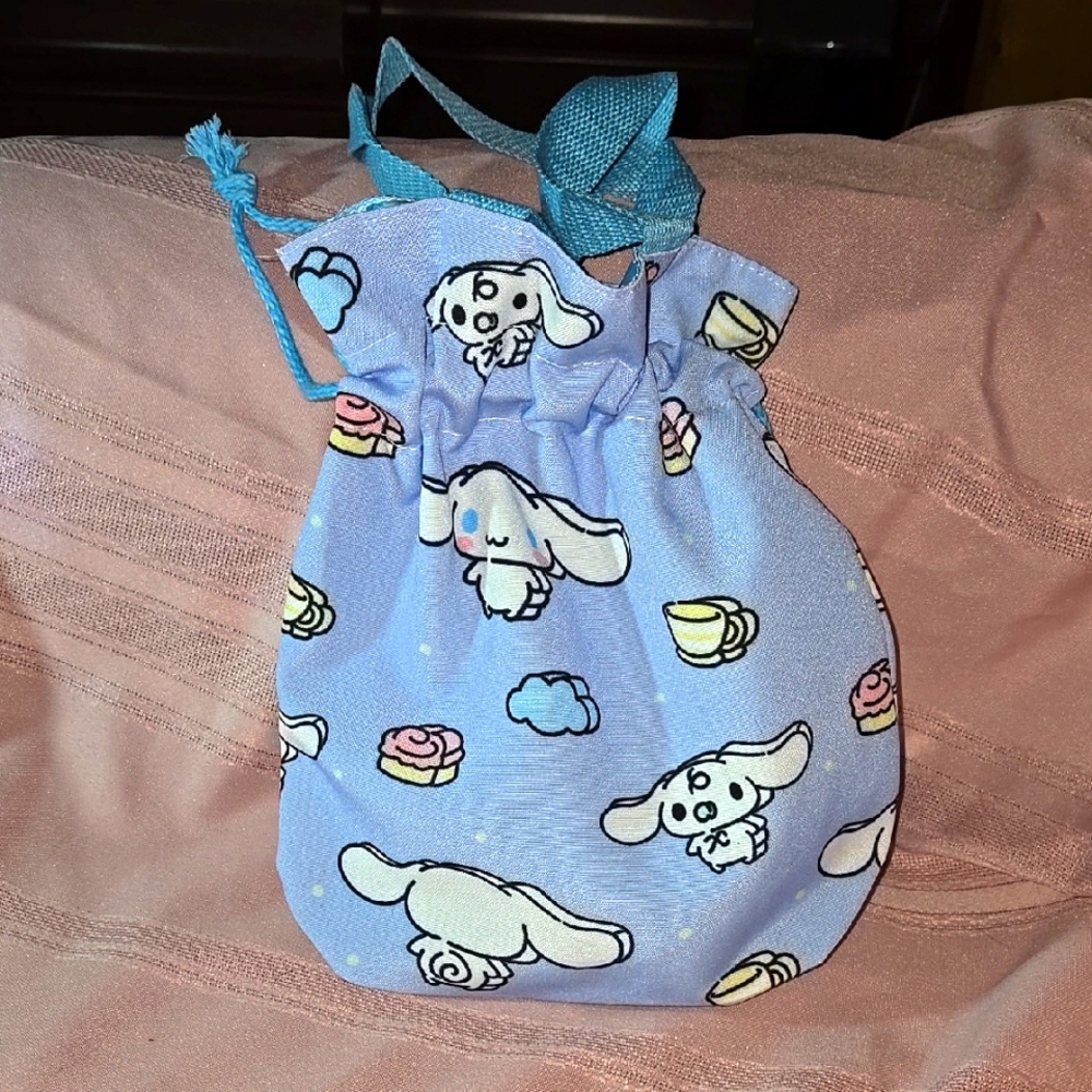 FREE w/ Purchase - Cinnamoroll Drawstring Bag - Blue
